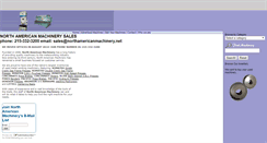 Desktop Screenshot of northamericanmachinery.net