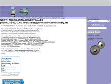 Tablet Screenshot of northamericanmachinery.net